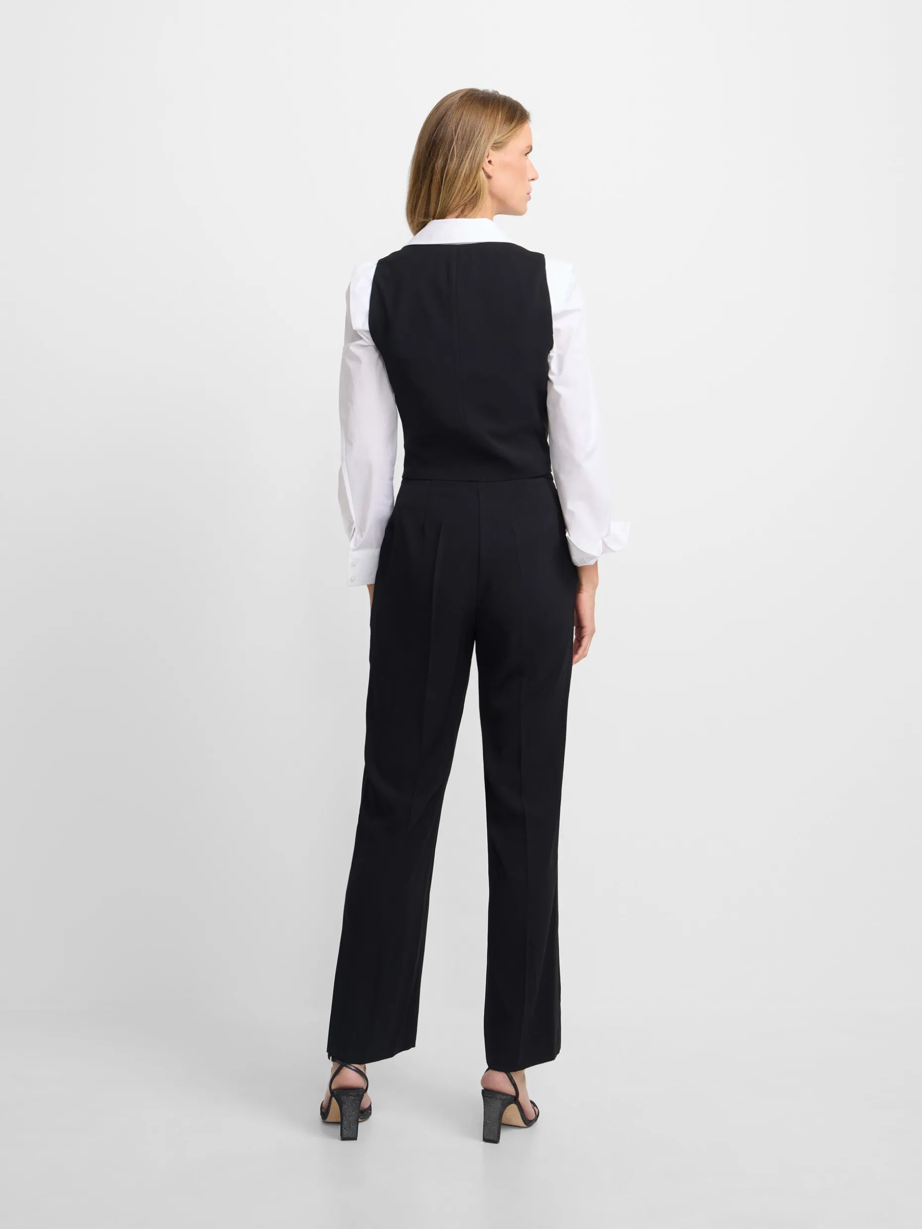 Chaleco woman clasico sastre negro