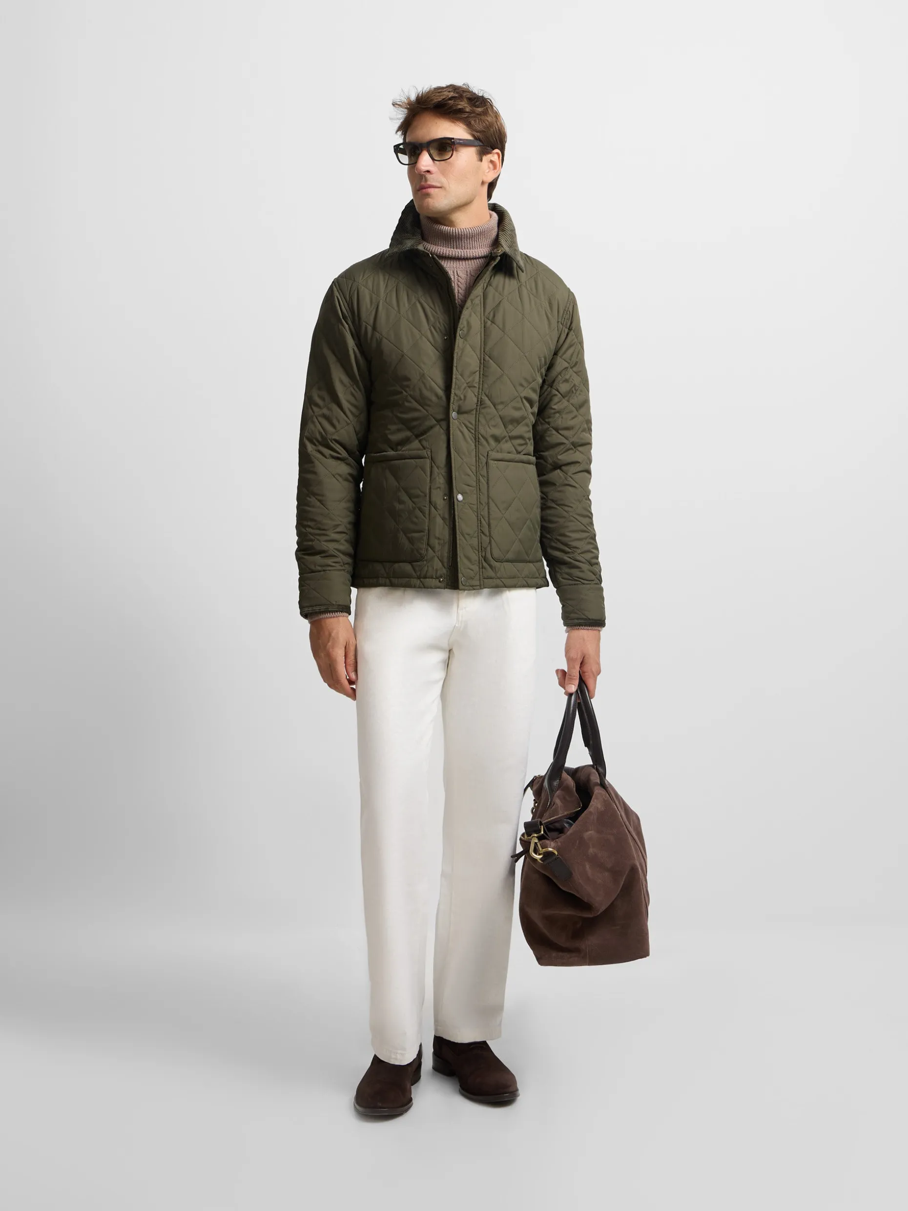 Chaqueta clasica field verde