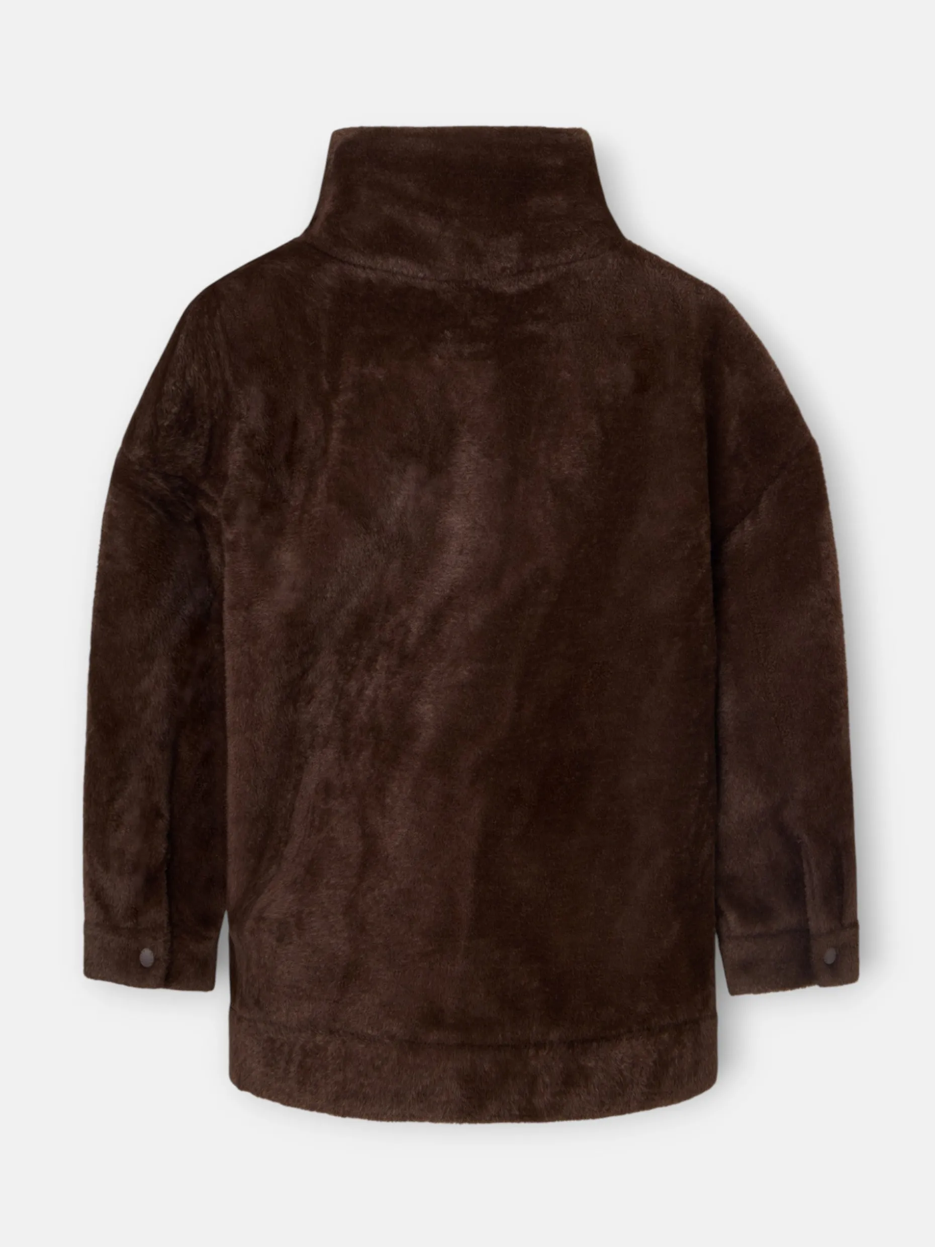 Chaqueta corta pelo marron