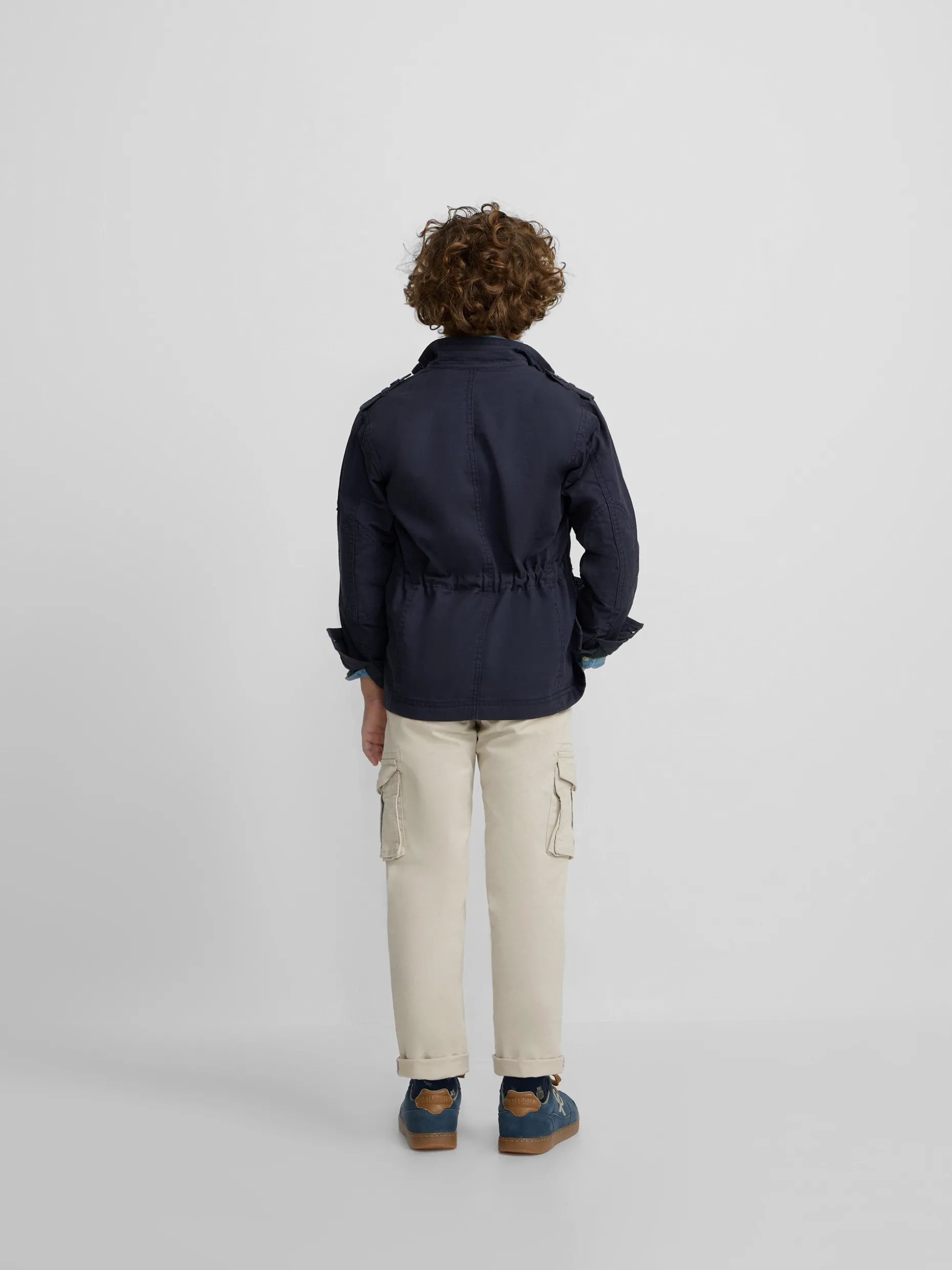 Chaqueta kids military azul marino