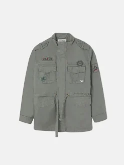 Chaqueta kids military verde