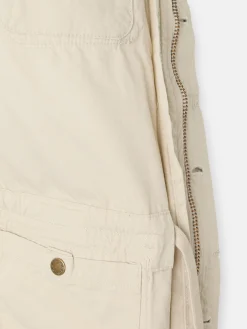 Chaqueta militar parches dye beige