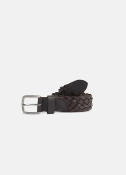 Cinturon kids piel trenzado