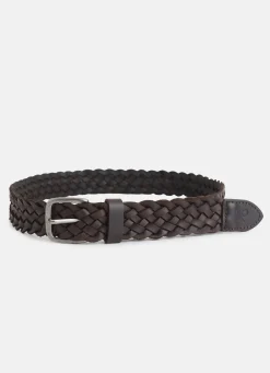 Cinturon kids piel trenzado