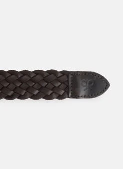 Cinturon kids piel trenzado