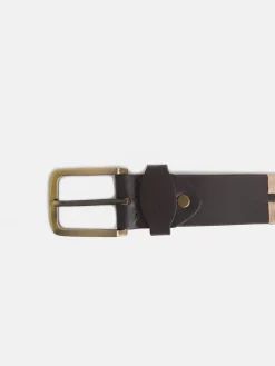 Cinturon piel argentino beige
