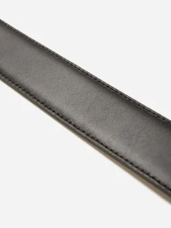 Cinturon vestir piel negro