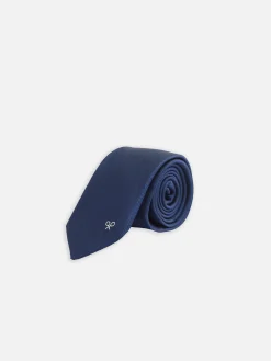 Corbata kids lisa azul marino