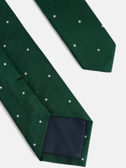 Corbata kids micropuntos verde