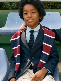 Corbata kids punto azul marino