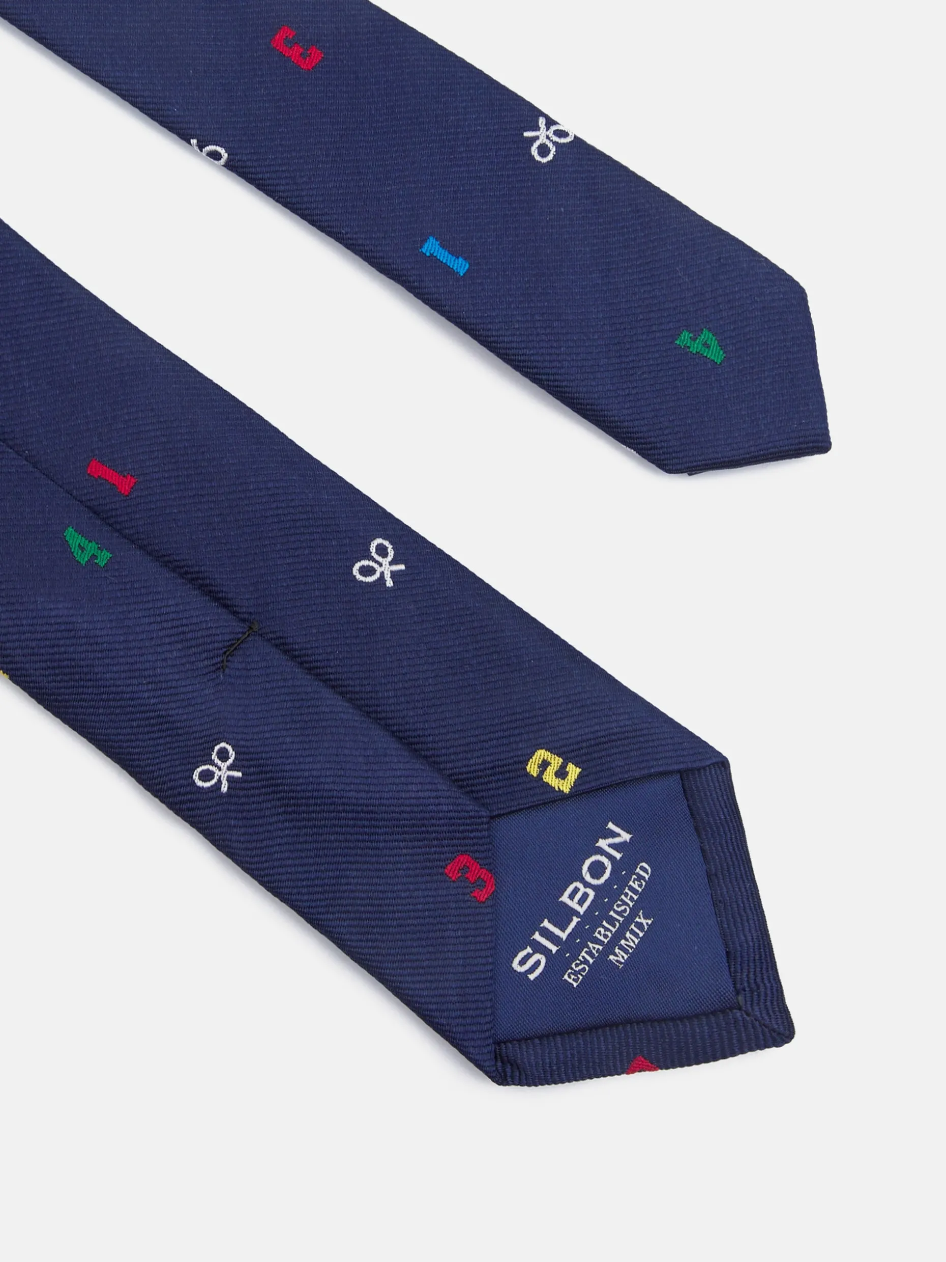 Corbata kids raquetas y numeros