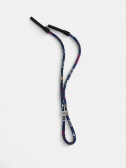 Cordon gafas etnico azul oscuro