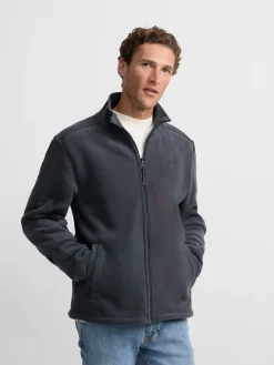 Forro polar clasico gris