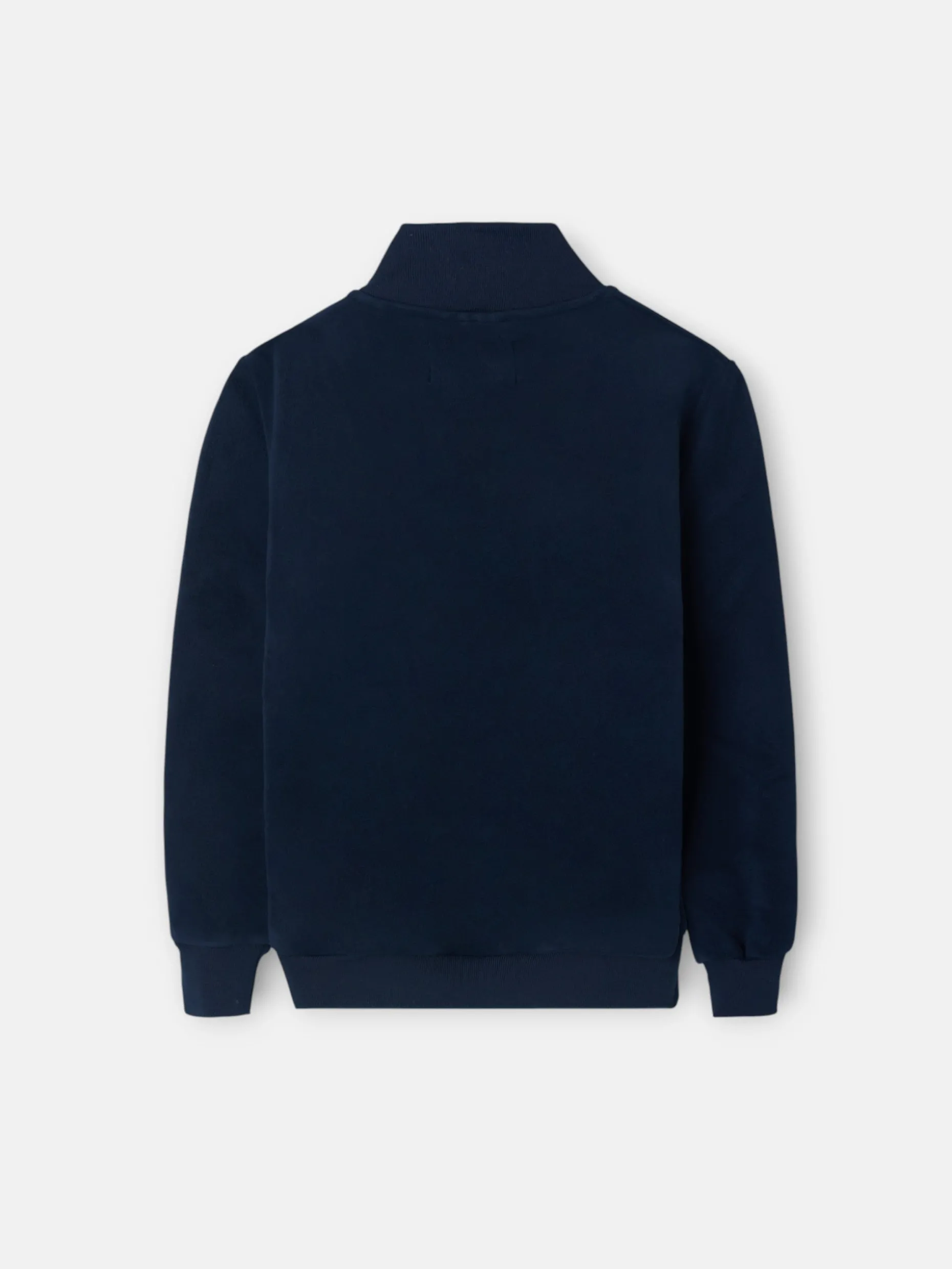 Forro polar liso kids azul marino