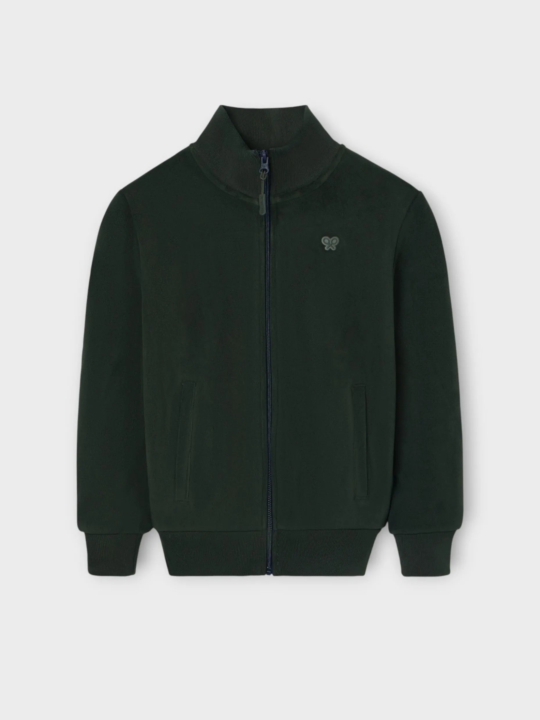 Forro polar liso kids verde