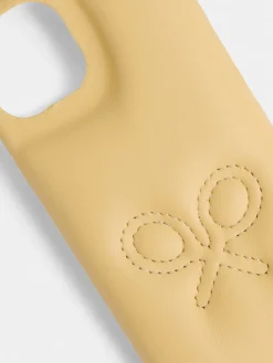 Funda movil raqueta amarilla
