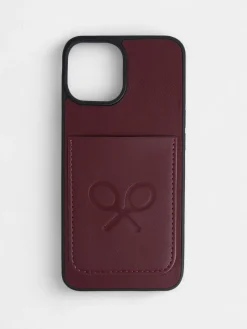 Funda movil raqueta burdeos