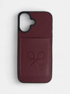 Funda movil raqueta burdeos