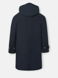 Gabardina azul marino