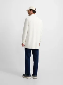 Gabardina corta beige