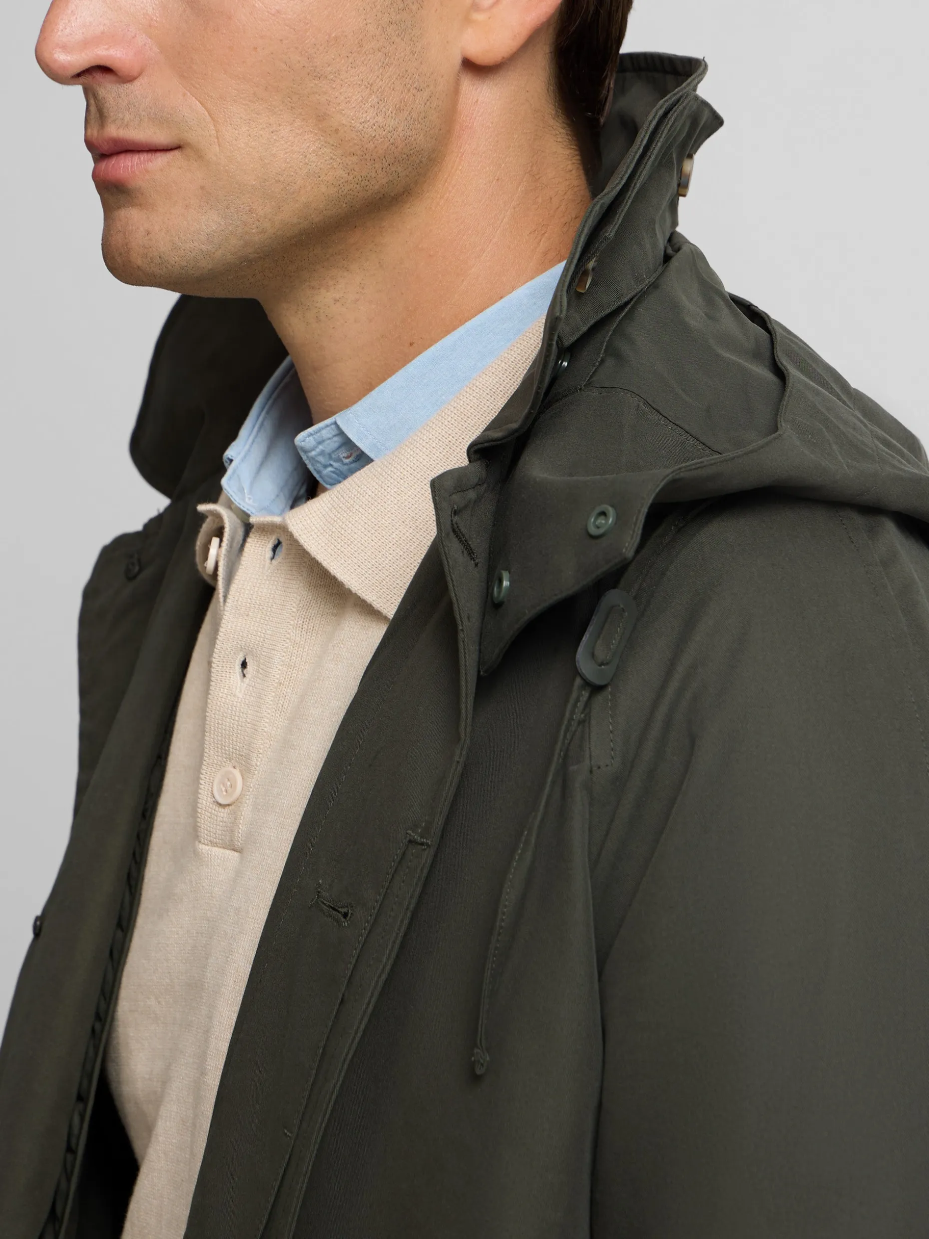 Gabardina verde