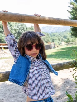 Gafa de sol MOXSILBON girl Ace rosa y granate