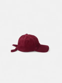 Gorra girl pana motivo etnico granate
