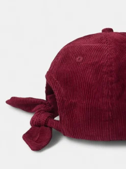 Gorra girl pana motivo etnico granate