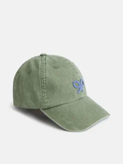 Gorra kids desgastada raqueta verde