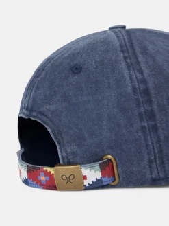 Gorra parche etnico azul marino