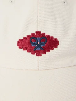 Gorra parche etnico beige