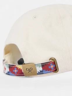 Gorra parche etnico beige