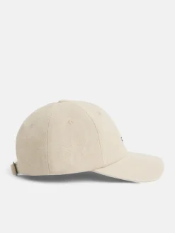 Gorra raquetas bordadas beige