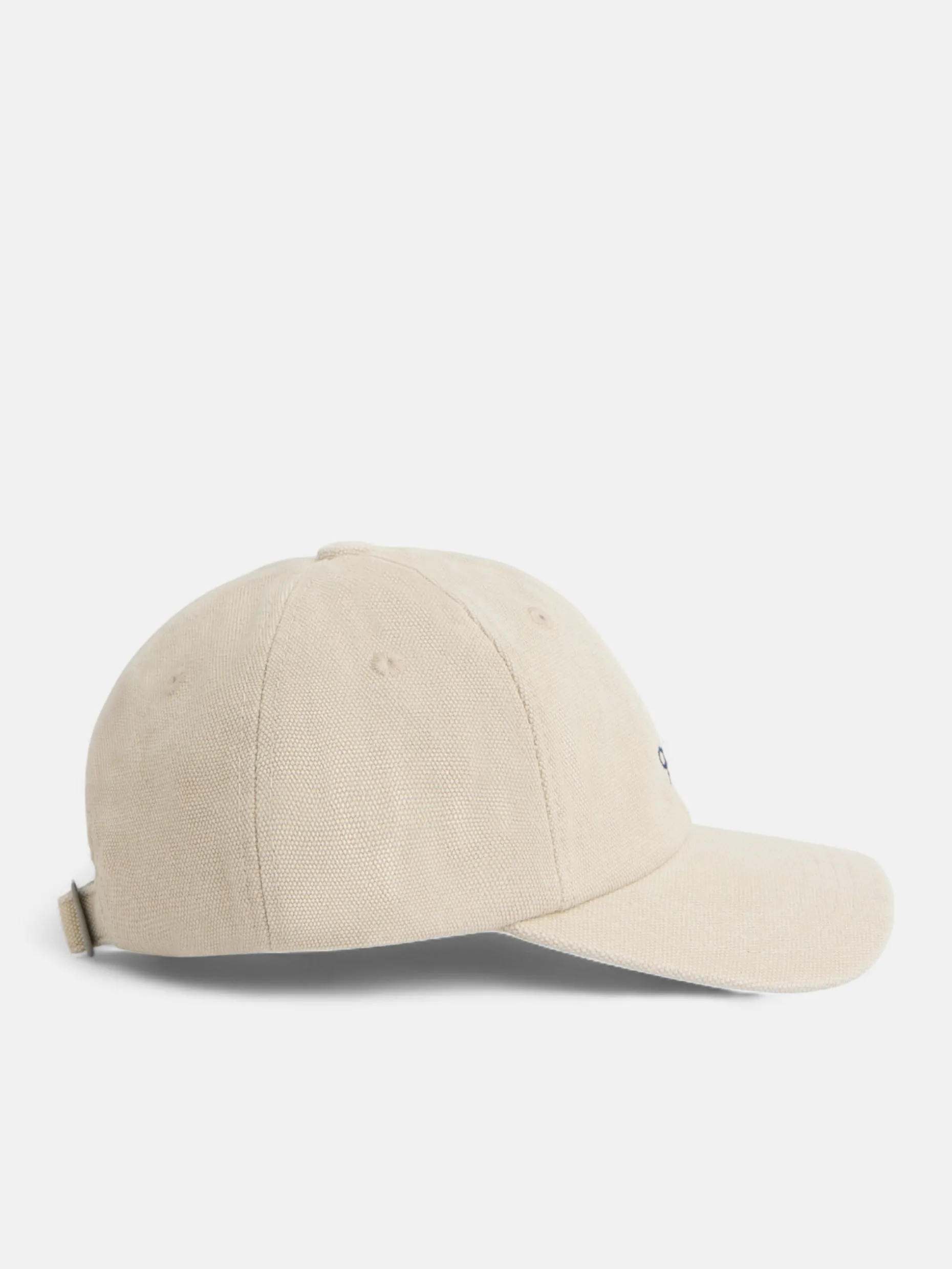 Gorra raquetas bordadas beige