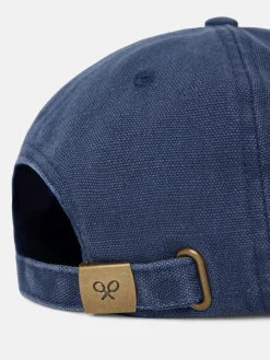 Gorra silbon desgastada azul marino