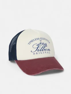 Gorra trucker original burdeos
