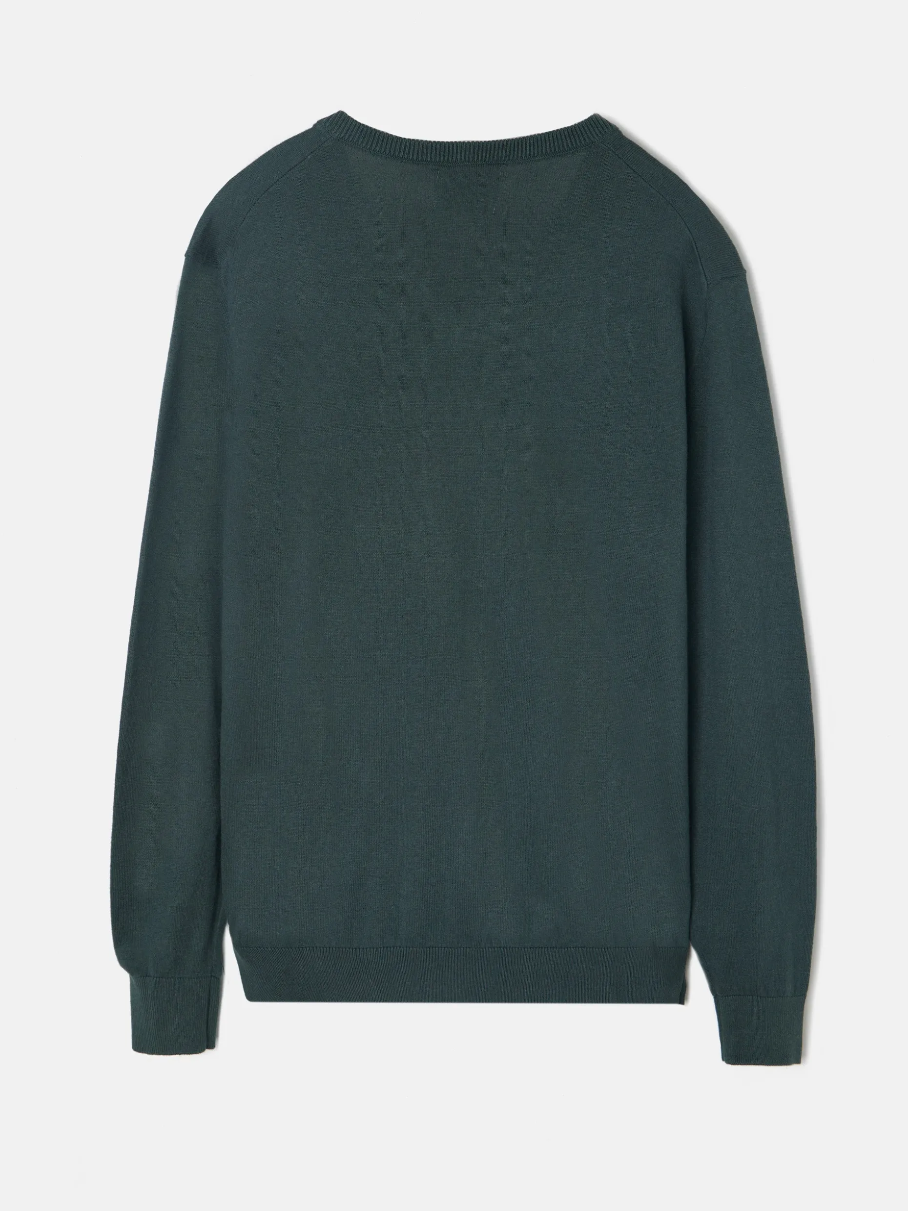Jersey classic cuello pico verde oscuro