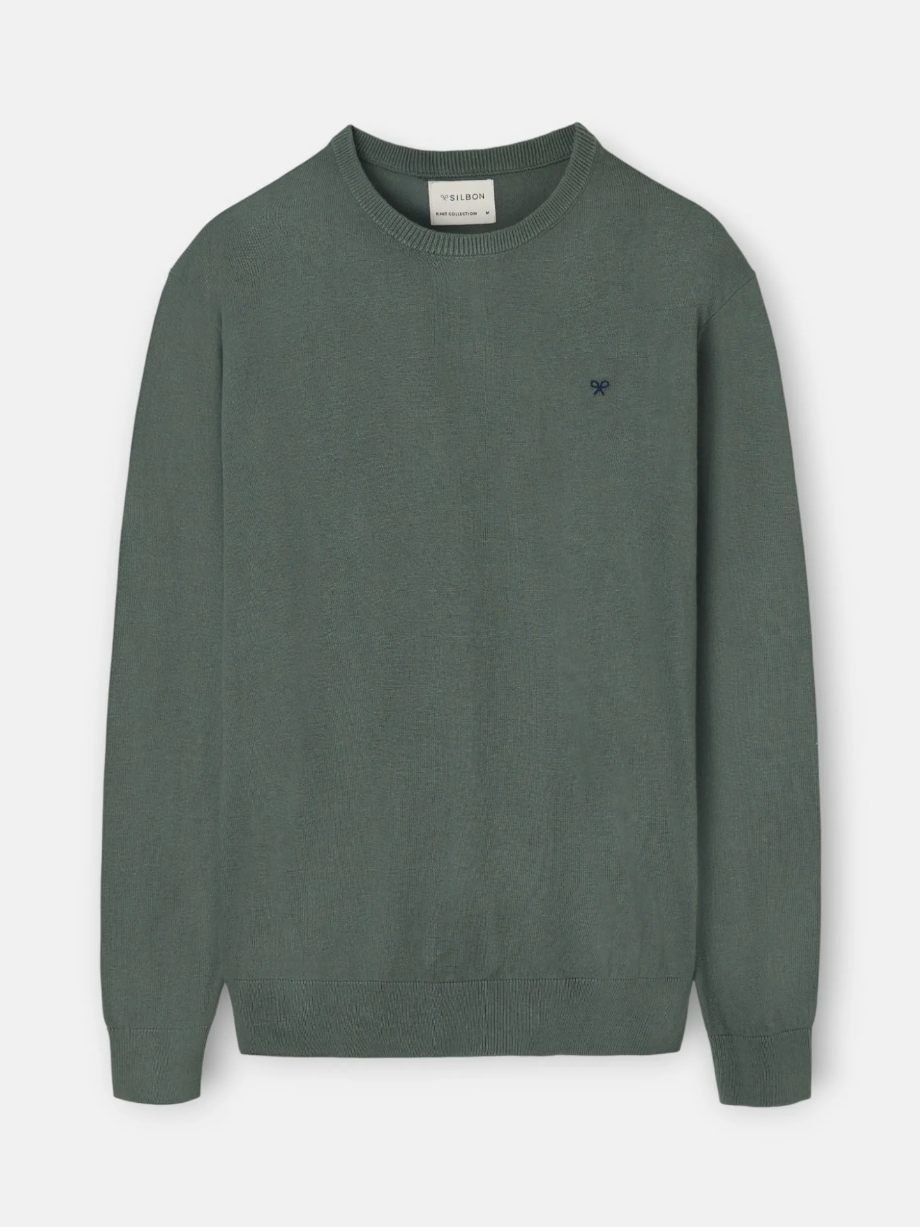 Jersey classic cuello redondo verde claro