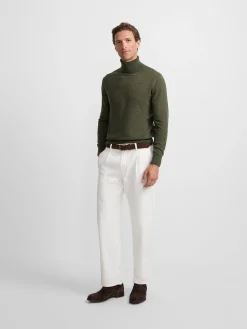 Jersey classic cuello vuelto verde