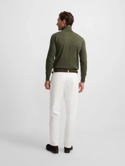 Jersey classic cuello vuelto verde