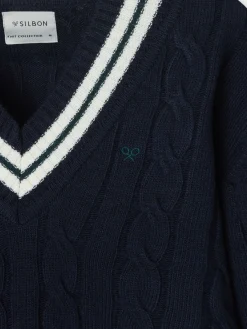 Jersey college azul marino