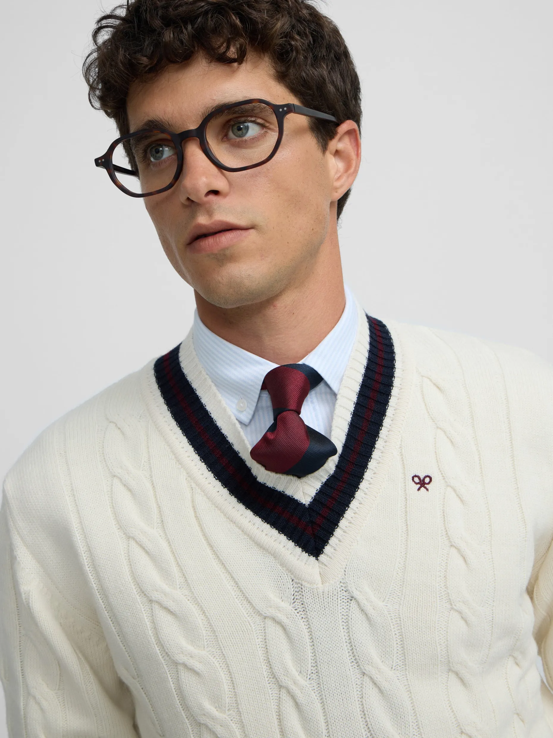 Jersey college beige claro