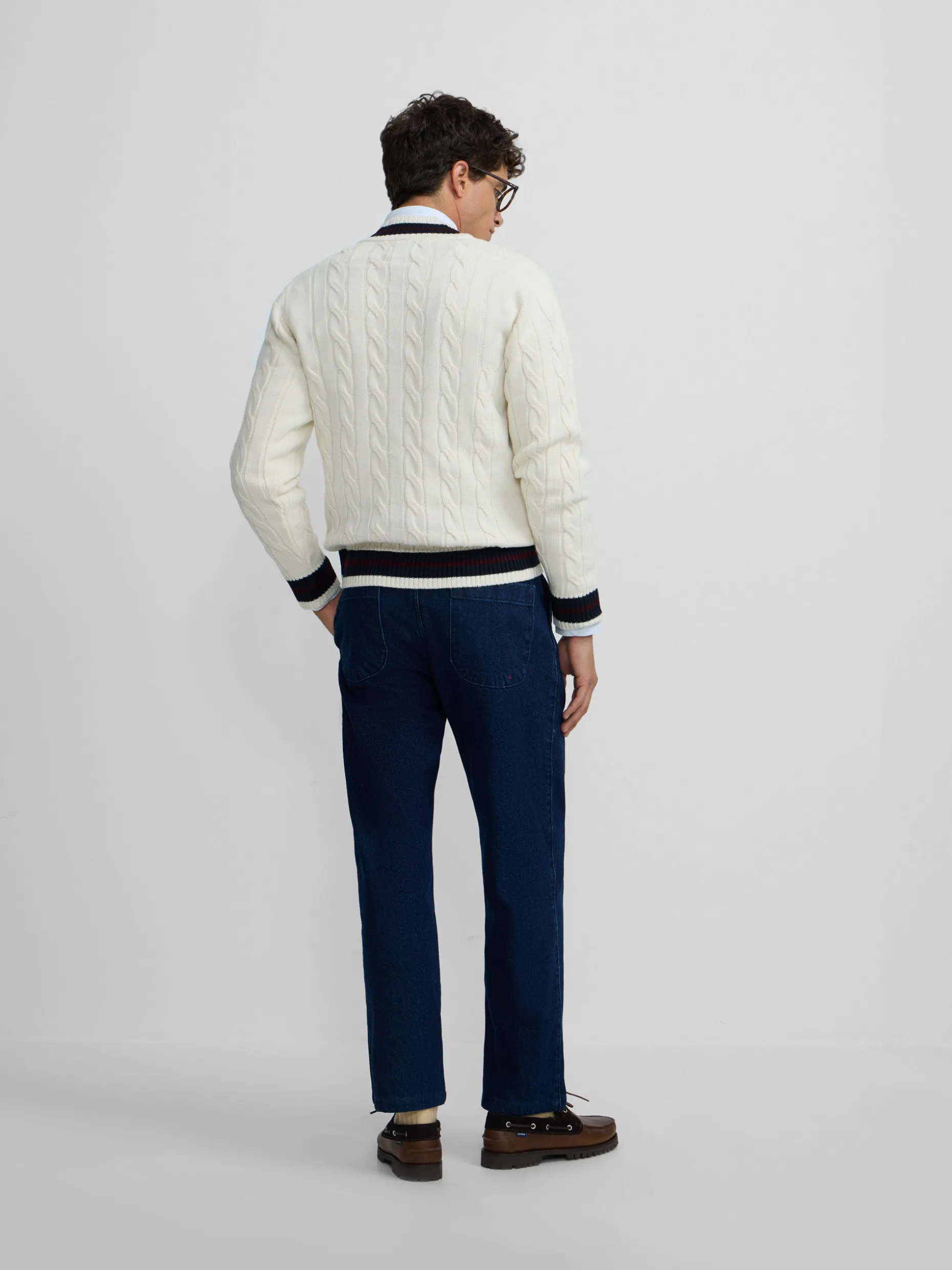 Jersey college beige claro