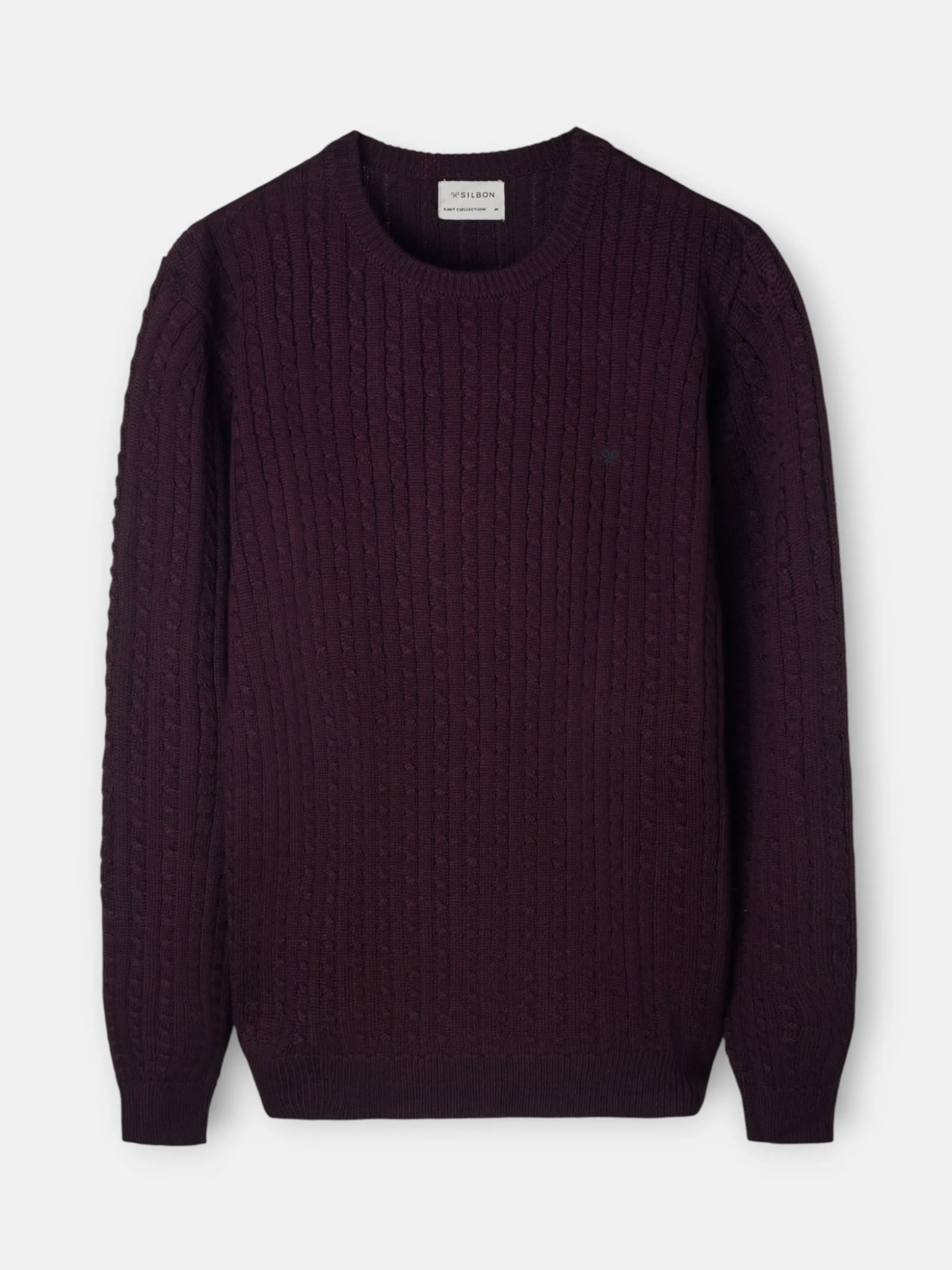 Jersey de ochos clasico burdeos