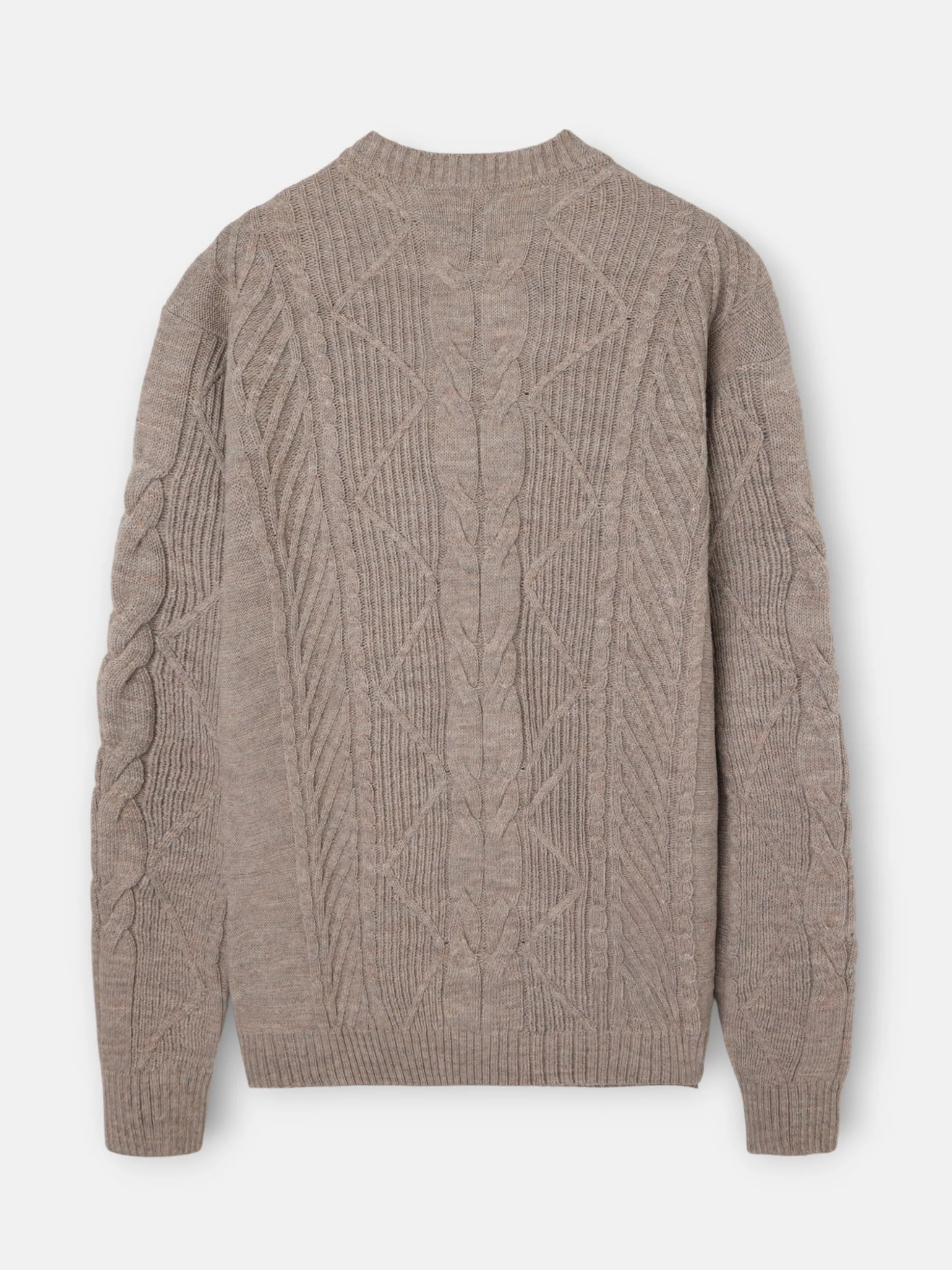 Jersey de ochos marron claro