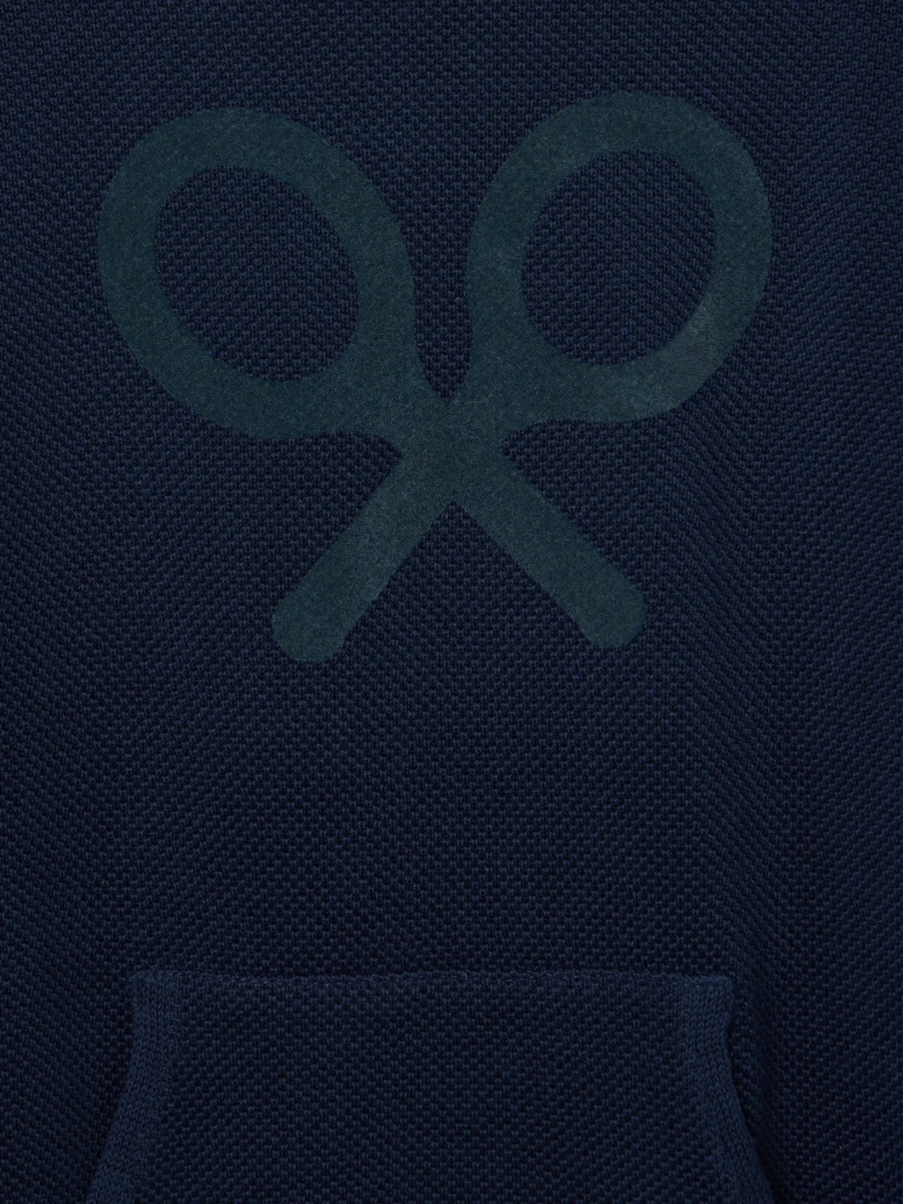 Jersey kids capucha raqueta azul marino