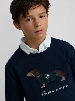 Jersey kids dog azul