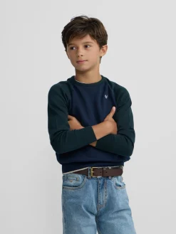 Jersey kids mangas verde