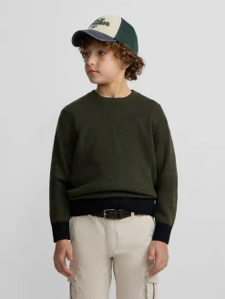 Jersey kids ribs azul marino verde