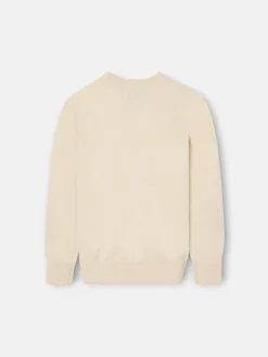 Jersey kids v neck beige